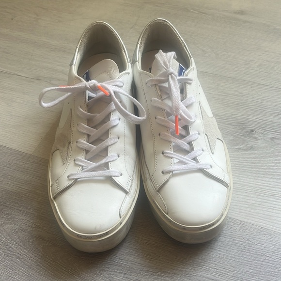 Golden Goose Hi Star Mixed Leather Low Sneaker - Picture 5 of 5